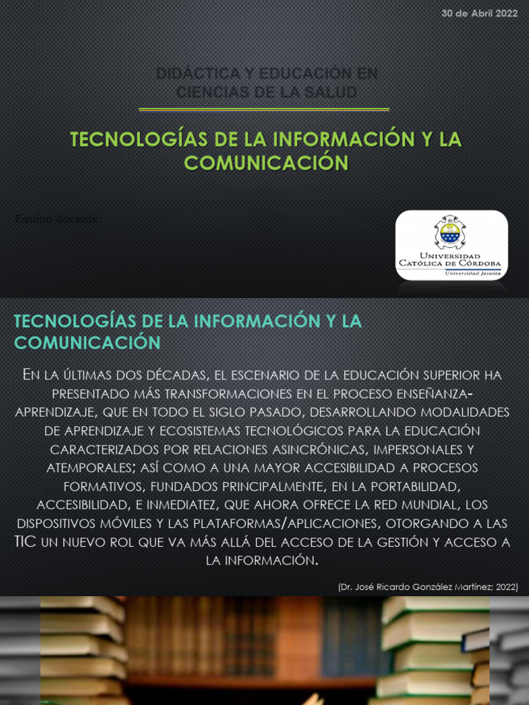 El Uso de Las Tics | PDF | Tecnología de información y comunicaciones ...