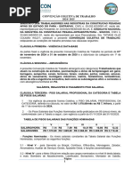 CCT Da Construção Pesada 2025-2026 | PDF | Férias trabalhistas | Hora extra