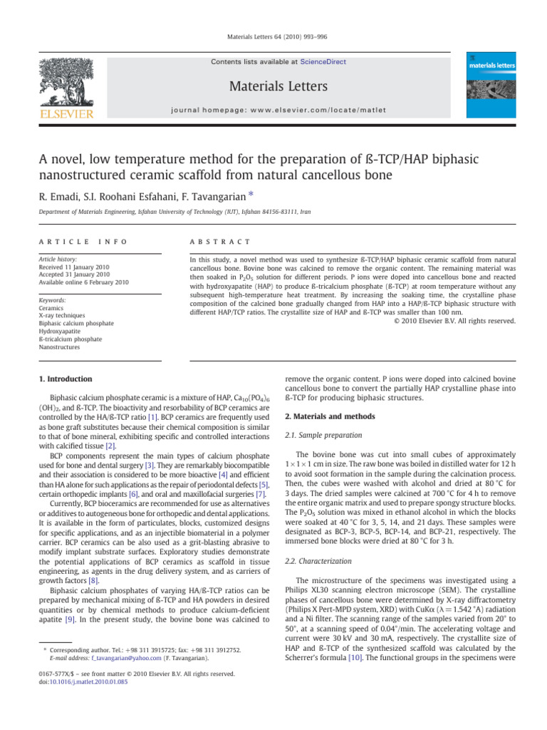 Matterials Letters Przykład | PDF | Materials | Applied And ...