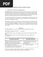 Pre-Colonial African Social Systems | PDF | Veneration Of The Dead ...