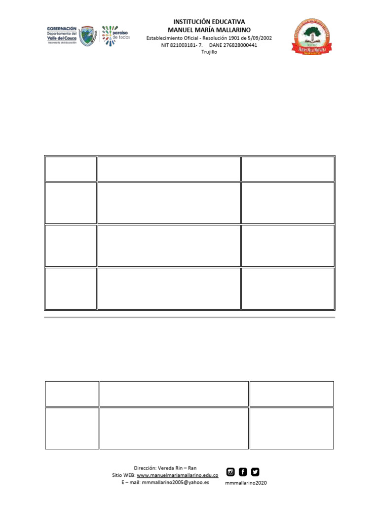 Instrumento de Seguimiento y Evaluación Del Plan de Estudios | PDF ...