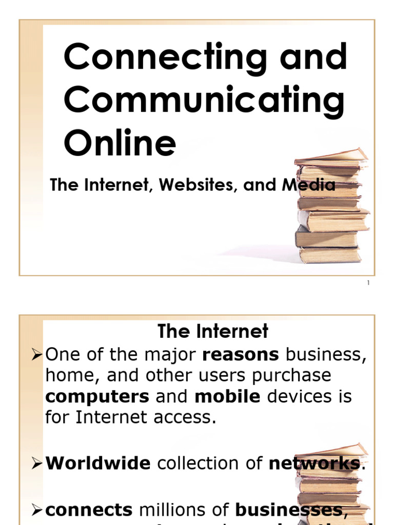 2 - Connecting and Communicating | PDF | World Wide Web | Internet & Web