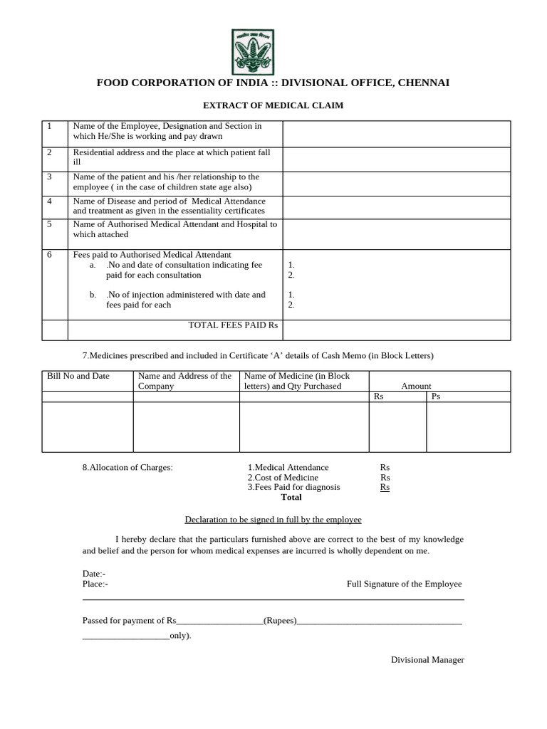 Medical Outpatient & Inpatient Proforma | PDF | Hospital | Patient