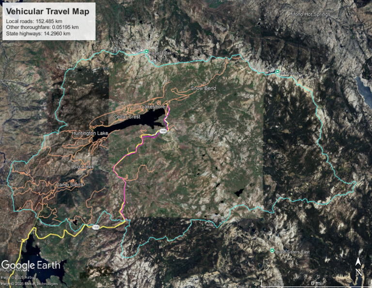Vehicular Travel Map GEOG511 | PDF