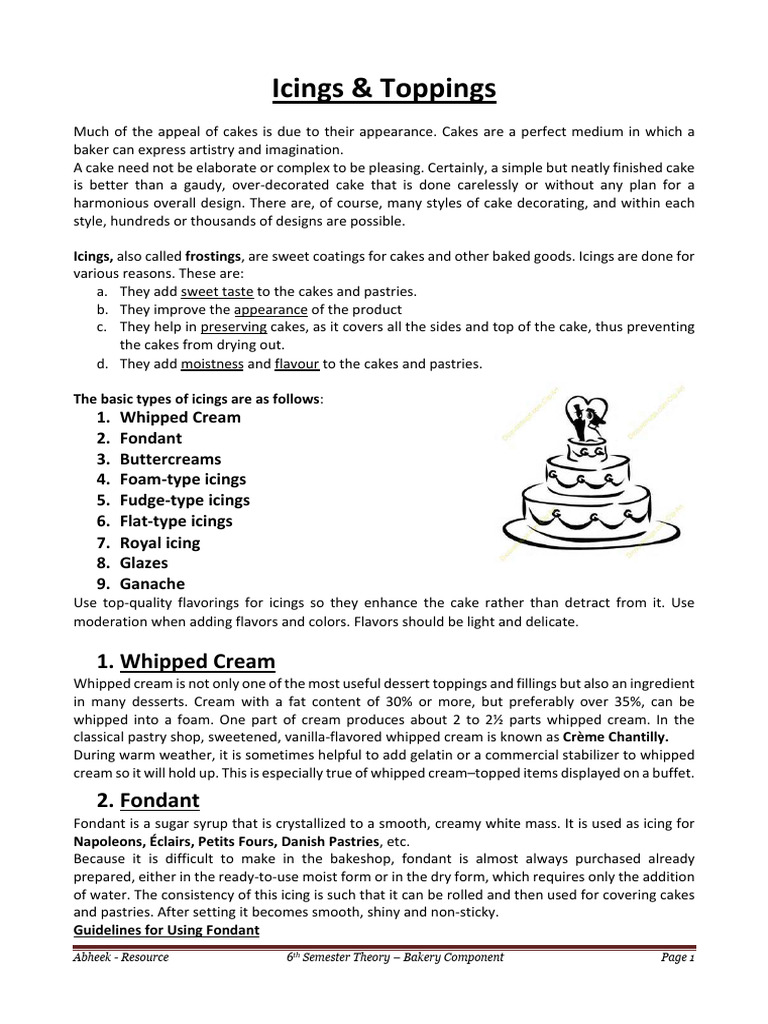 Bakery Component Theory | PDF | Breads | Dough
