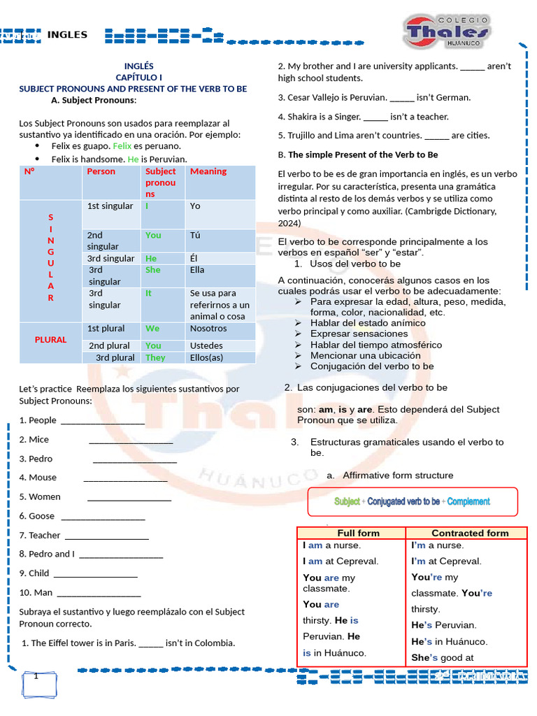 Modulo de Ingles 2026 | PDF | Syntactic Relationships | Morphology