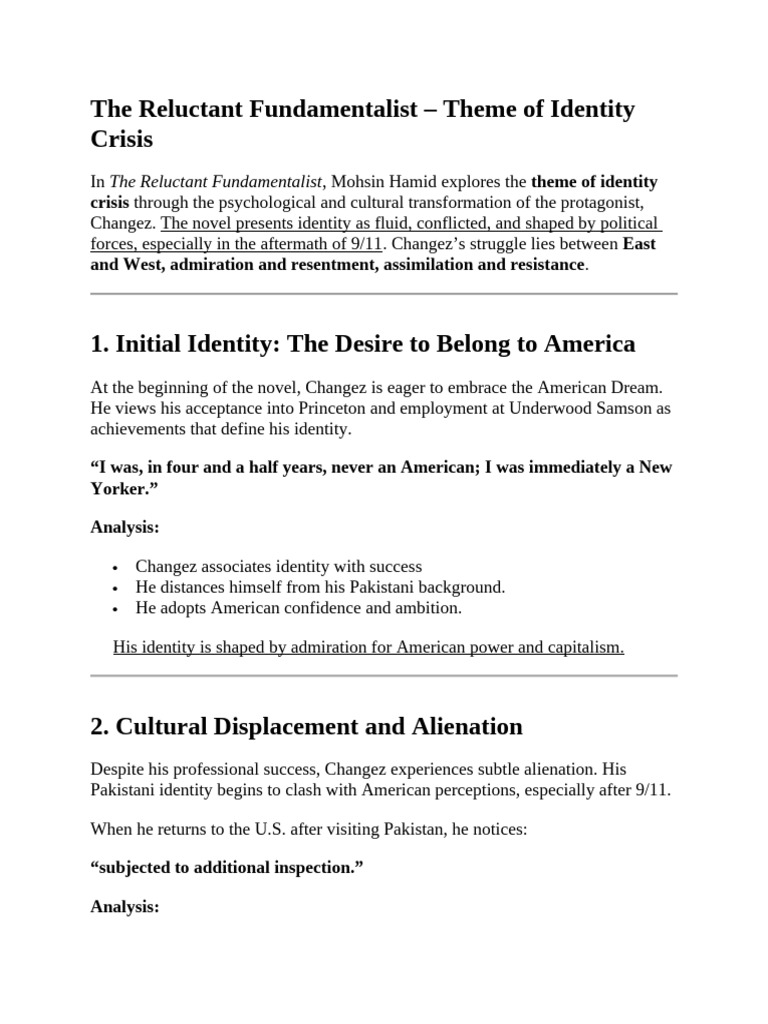 Identity Crisis | PDF | Identity (Social Science)