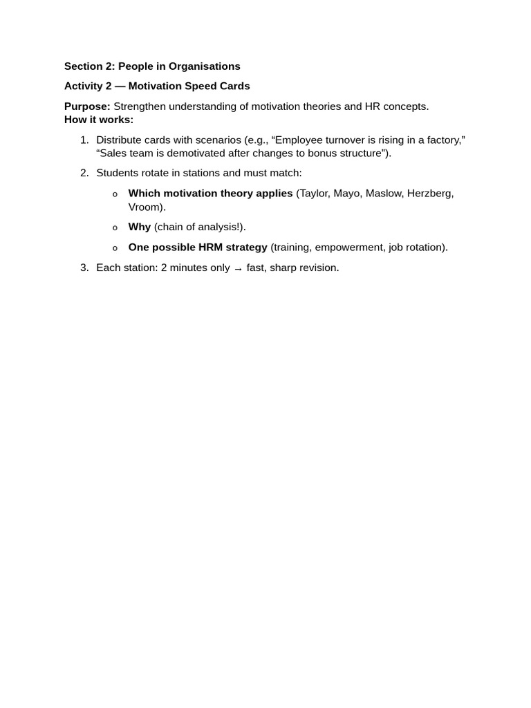 Actividades Section 2 | PDF
