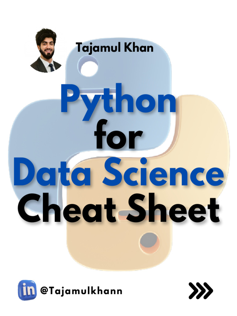 Python For Data Science Cheat Sheet | PDF