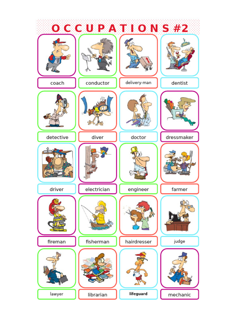 Occupations Picture Dictionary2 Picture Dictionaries 52060 | PDF