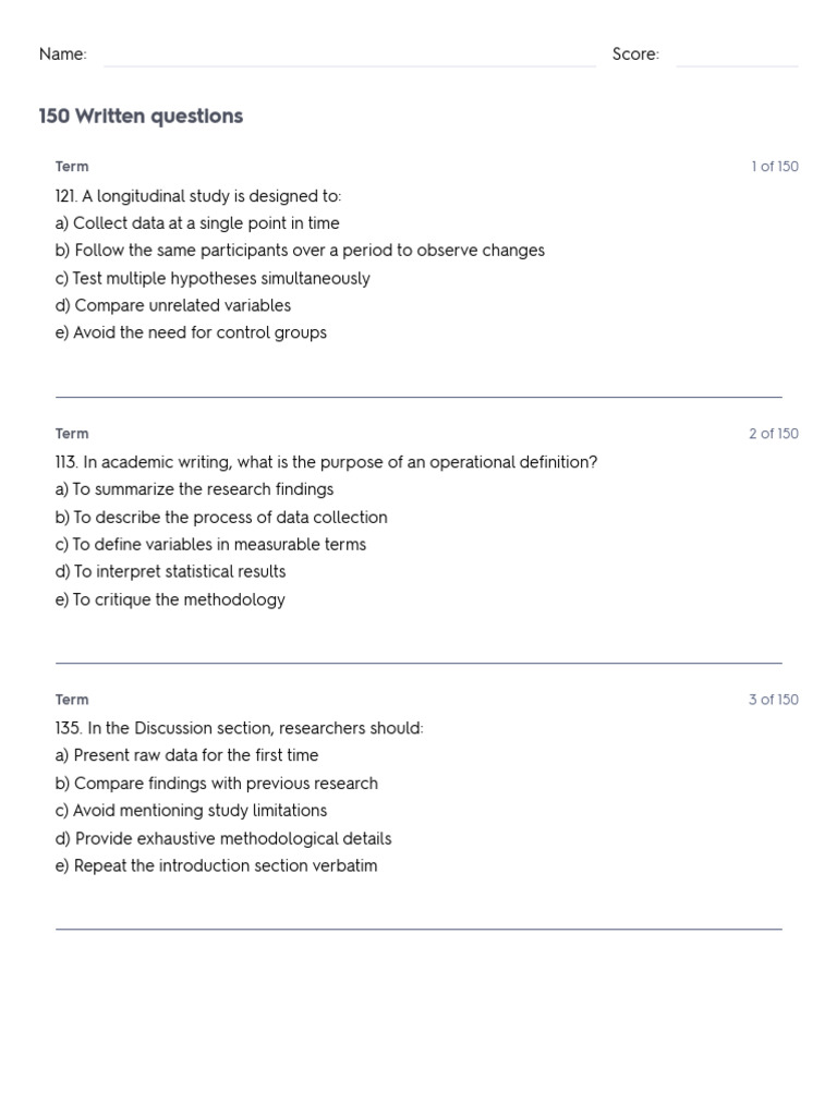 Aca writing exams(1) | PDF | Statistics | Citation
