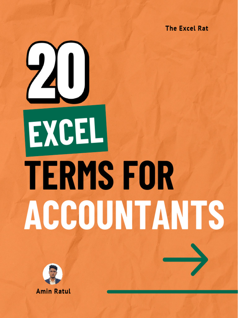 Excel: Terms For | PDF