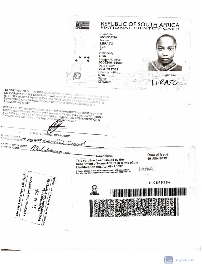 Identity Document | PDF