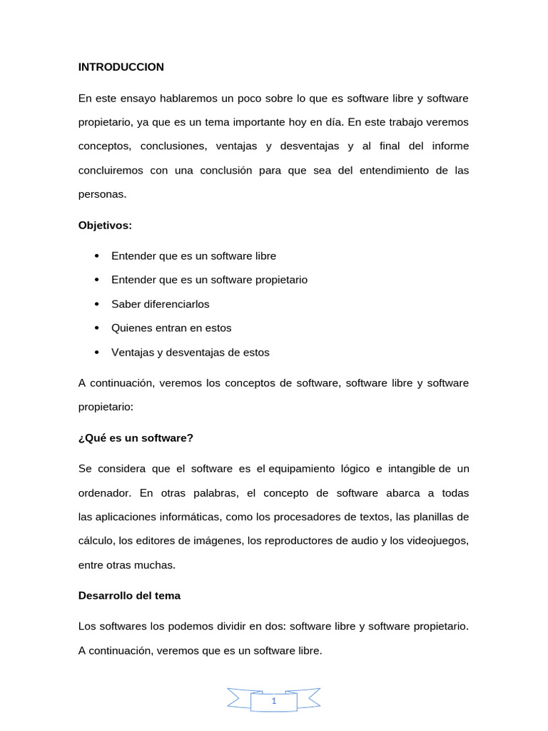 Software Libre y Software Privativo | PDF | Software libre | Software ...