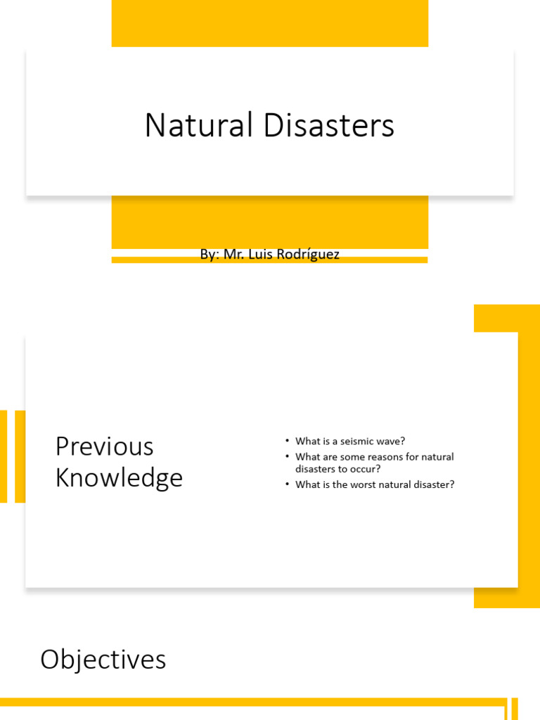 Natural Disasters | PDF