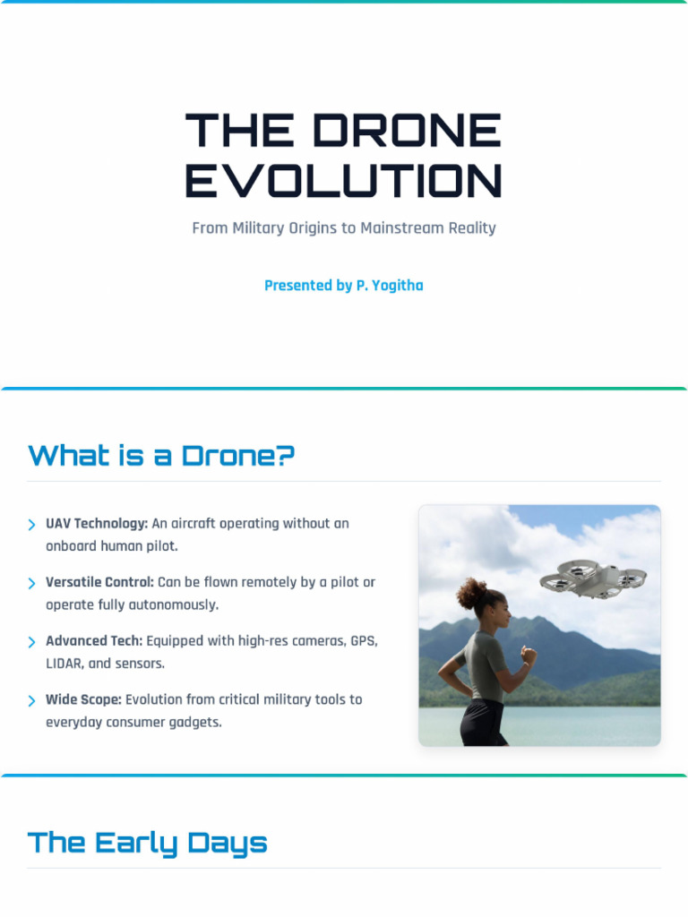 The Drone Evolution (White Theme) | PDF