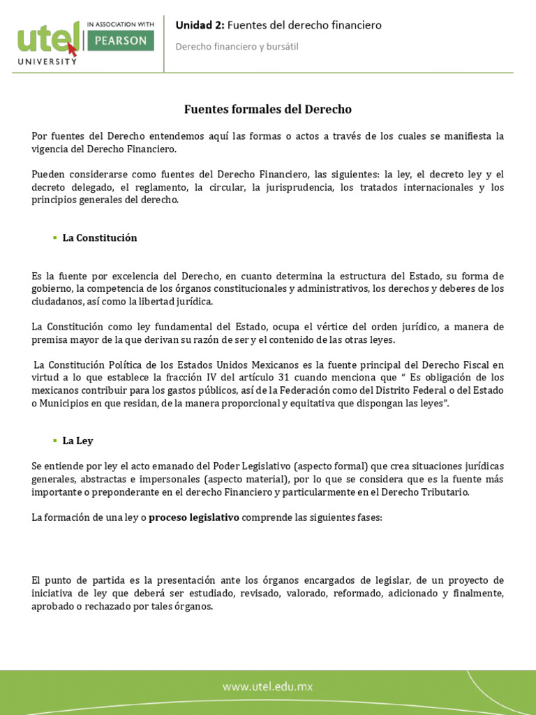 Fuentes Formales Del Derecho | PDF | Fuentes del derecho | Caso de ley