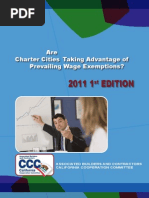 2011 1 Edition: Are Charter Cities Taking Advantage of Prevailing Wage Exemptions?