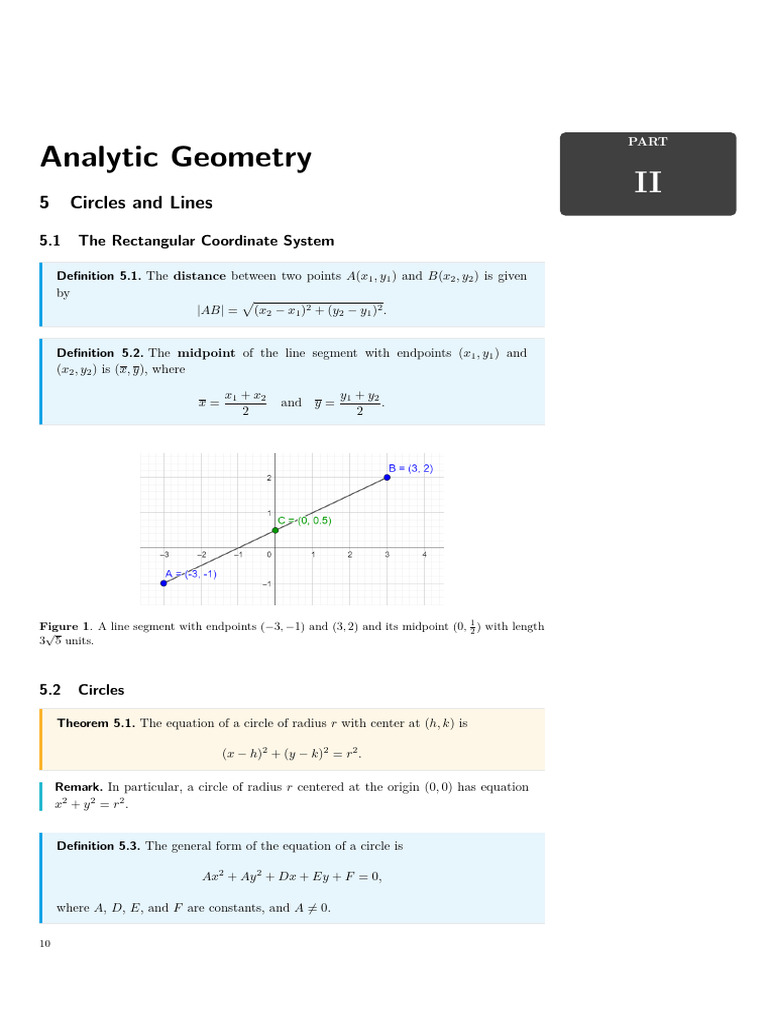 05 Circles and Lines | PDF | Circle | Tangent