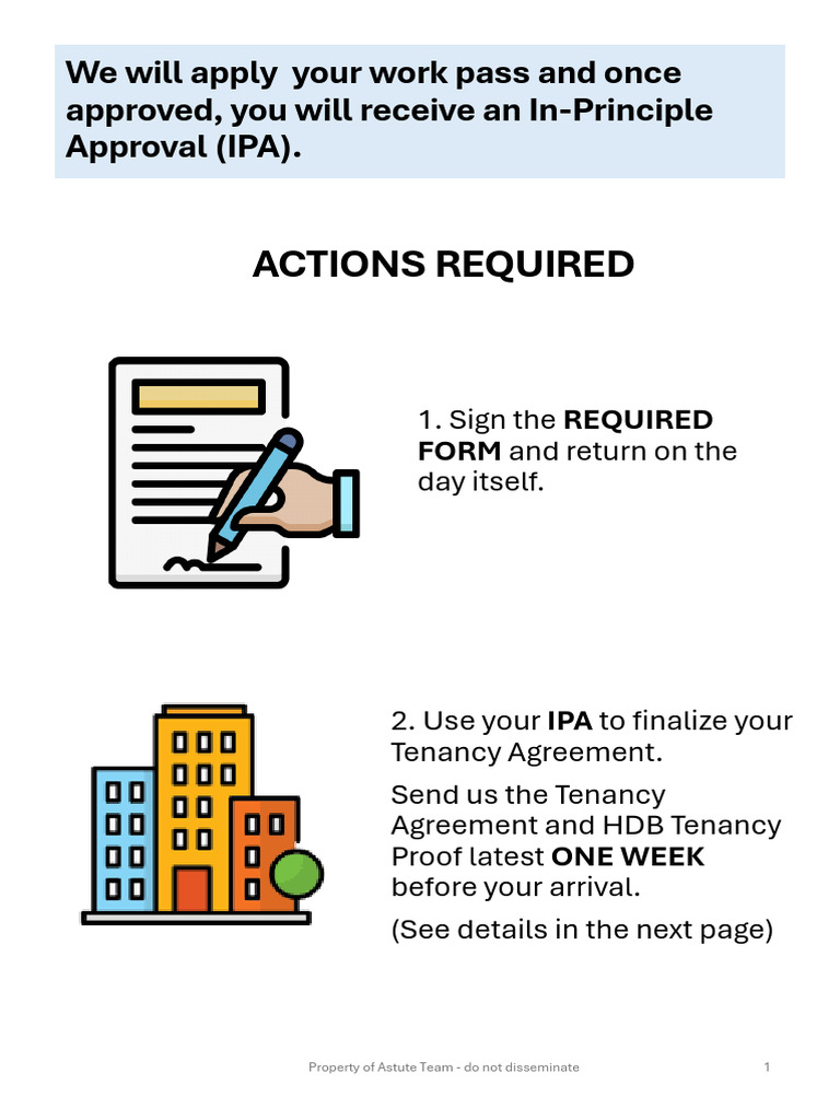 Actions Required | PDF