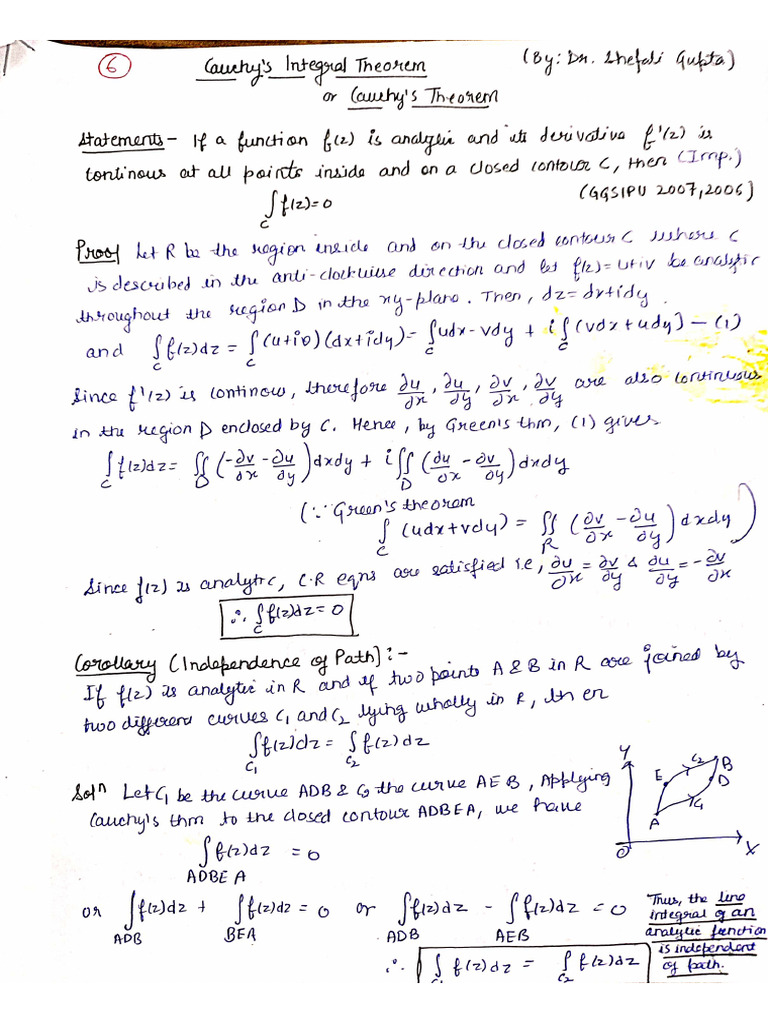 Complex Analysis Maths Lecture 05 | PDF