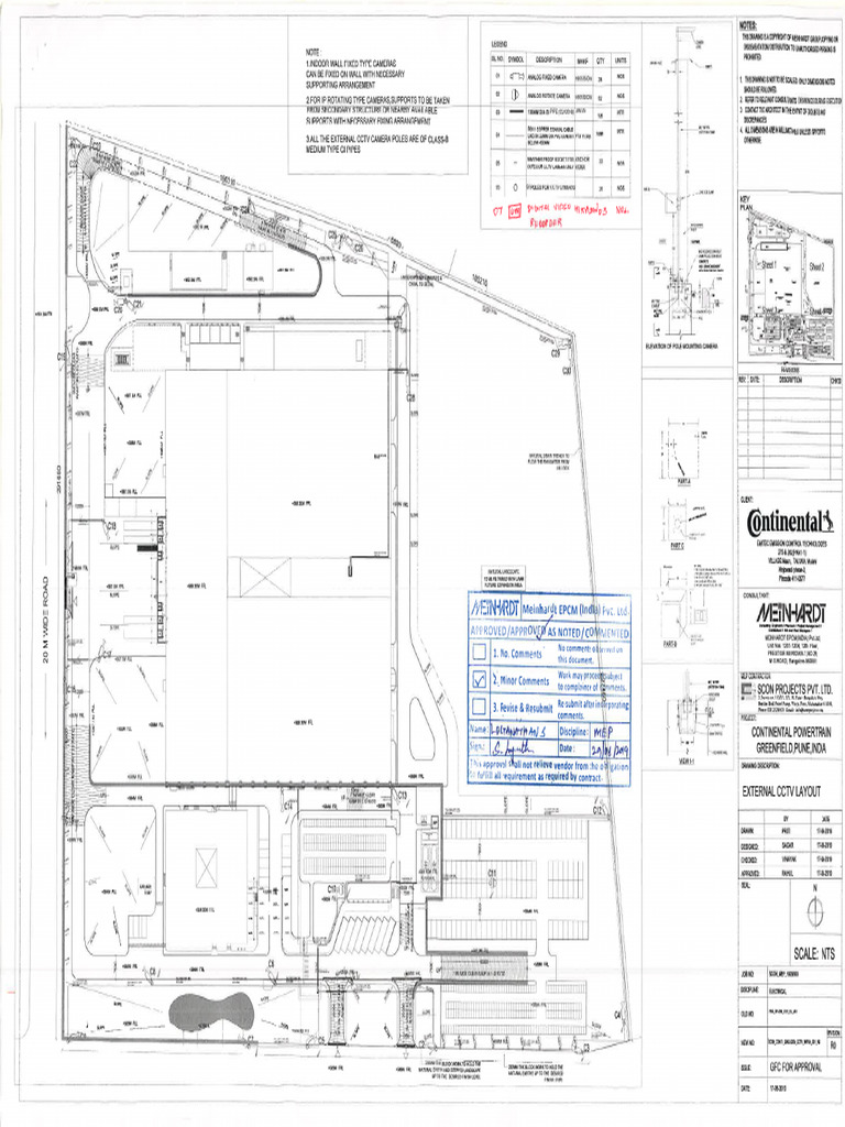 CCTV & Access Control Layouts - Commented | PDF