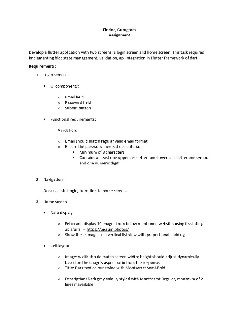Assignment Flutter 11 | PDF