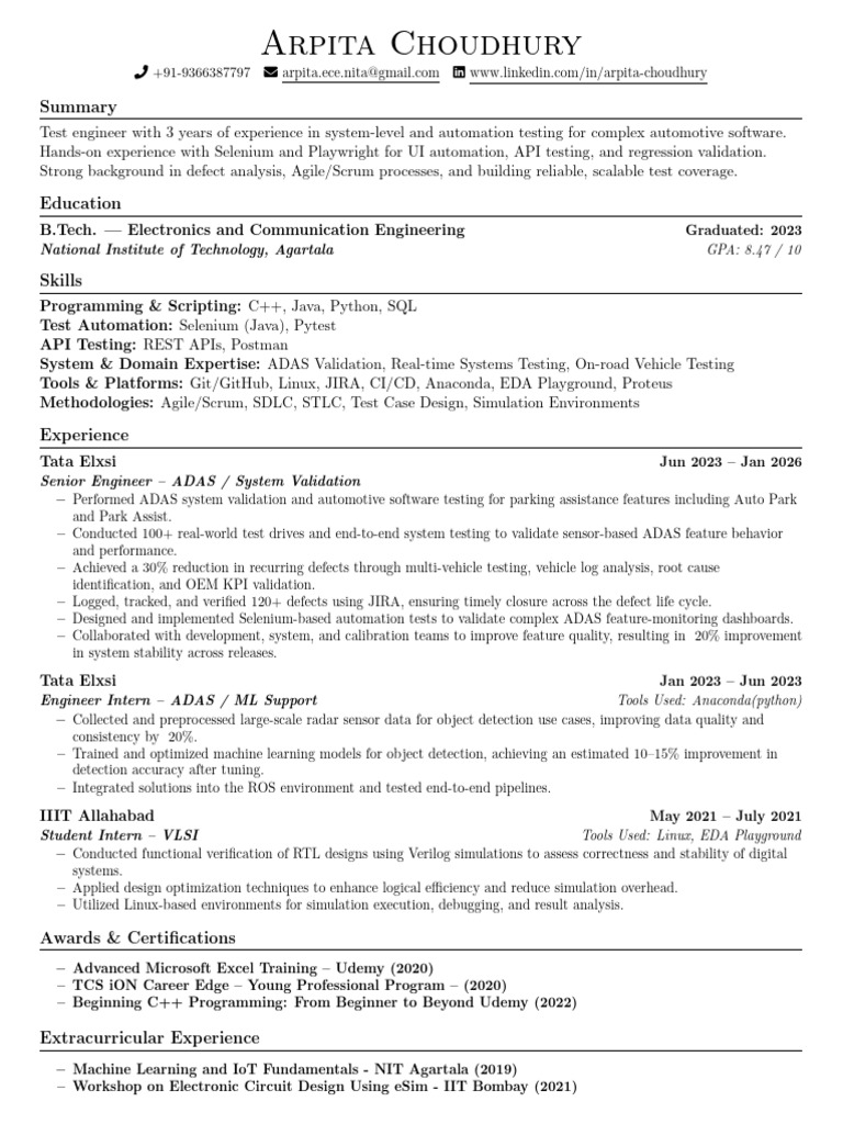 Arpita Testing Eng | PDF | Computing | Information Technology