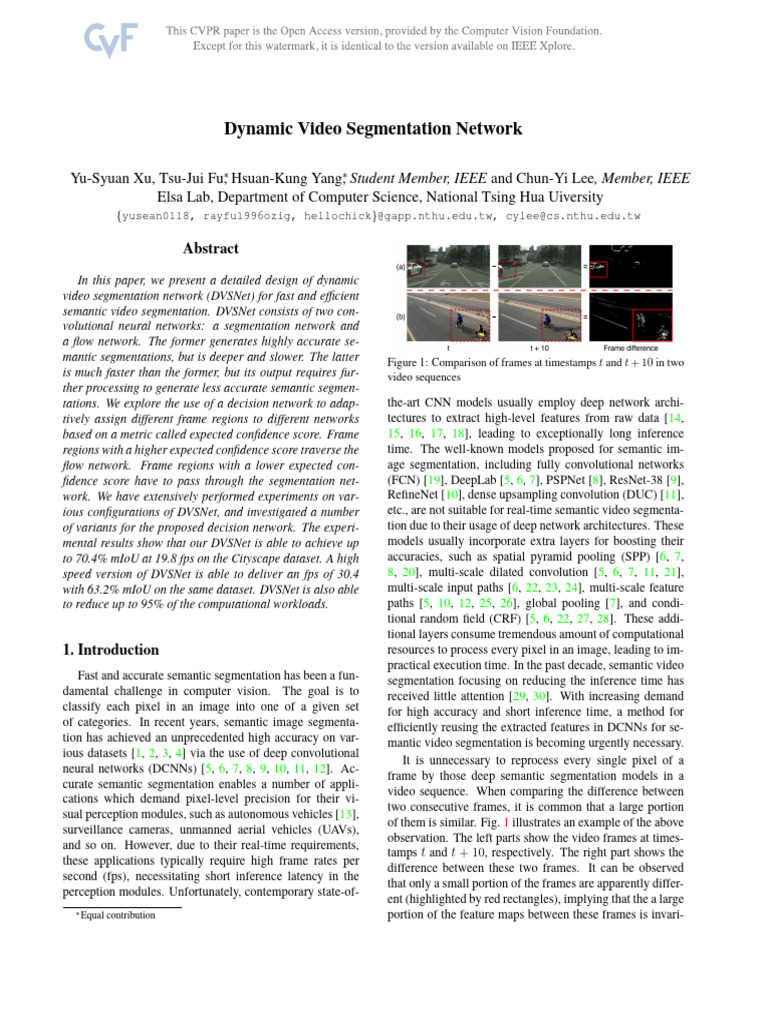 Xu Dynamic Video Segmentation CVPR 2018 Paper | PDF | Image ...