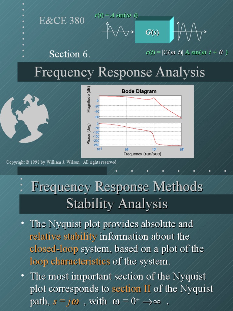 Frequency Response Analysis: Section 6 | PDF | Electronic Engineering ...