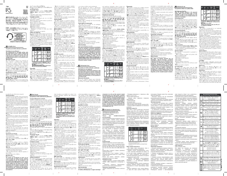 Instrucoes de Uso Kit Resinas Llis | PDF