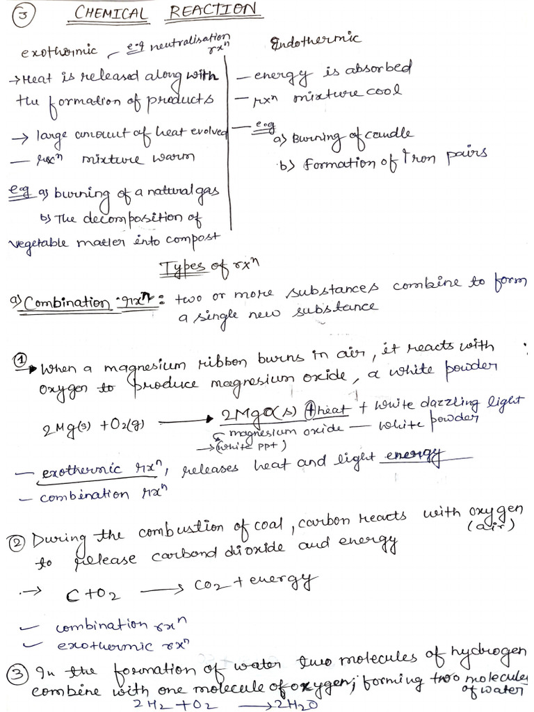 Chemical Rxn | PDF