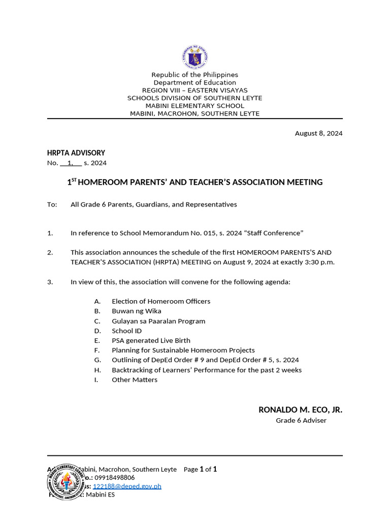 Advisory | PDF