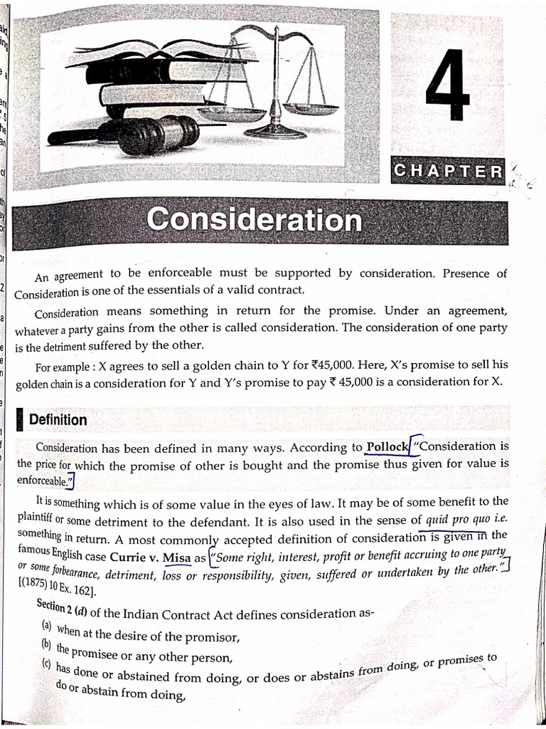 Consideration | PDF