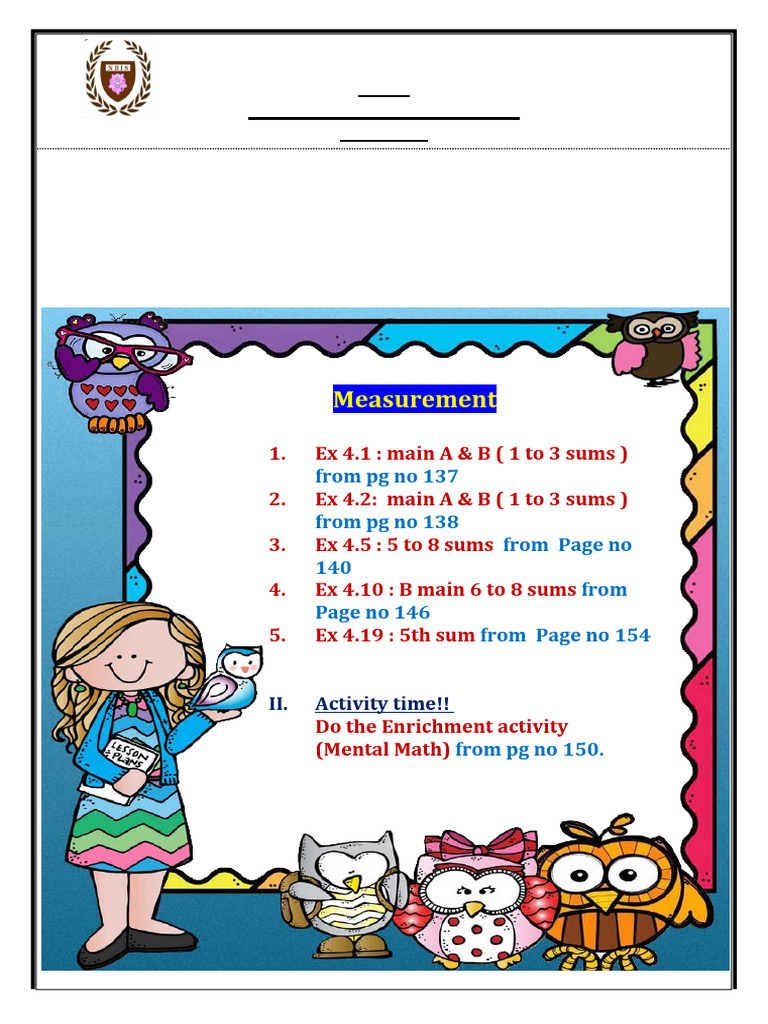 G3 Math Hw Ch 4 Sem II | PDF
