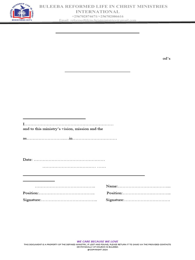 Endorsement Form | PDF