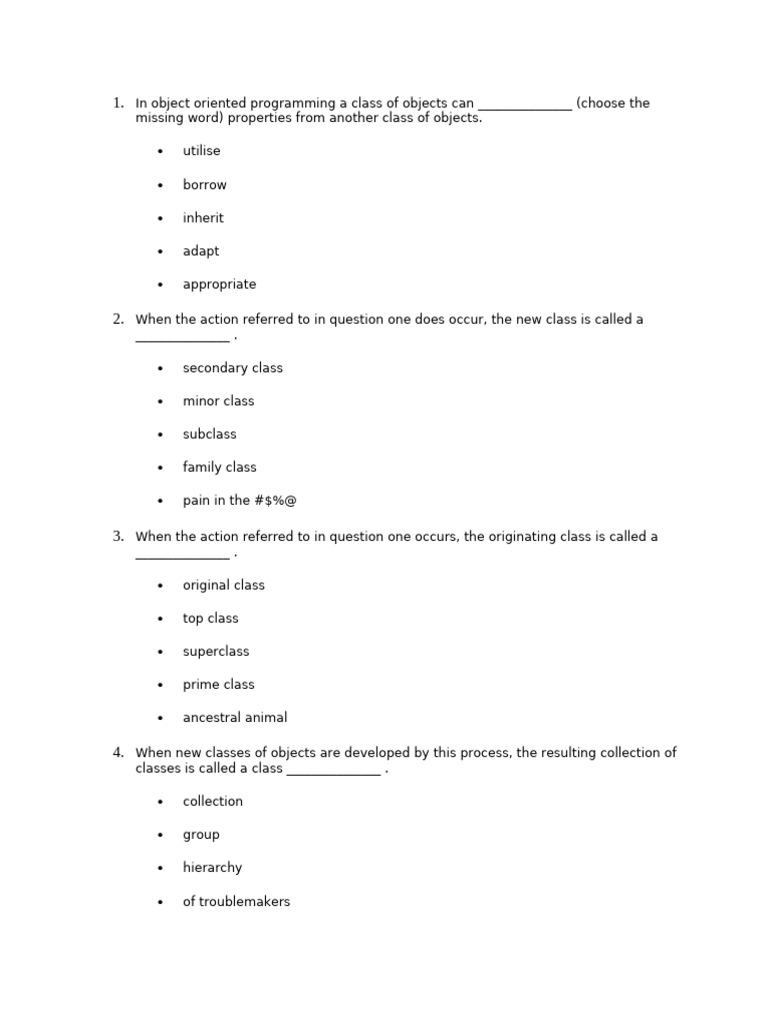 cjava1 | PDF | Object Oriented Programming | Inheritance (Object ...
