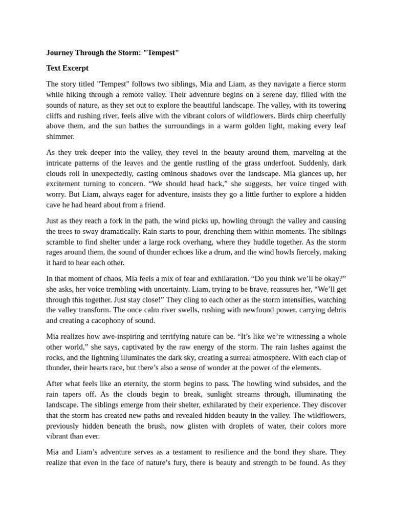 Sample English Text and PLAN | PDF | Reading Comprehension