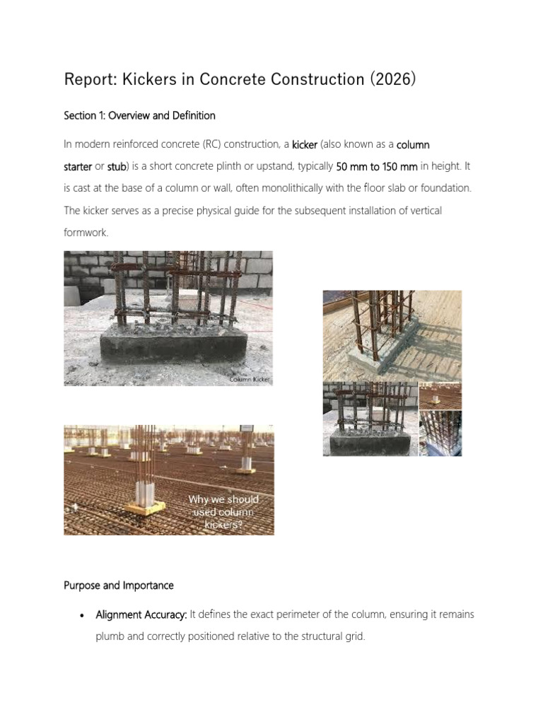 Kicker Recommendation | PDF | Concrete | Mechanical Engineering