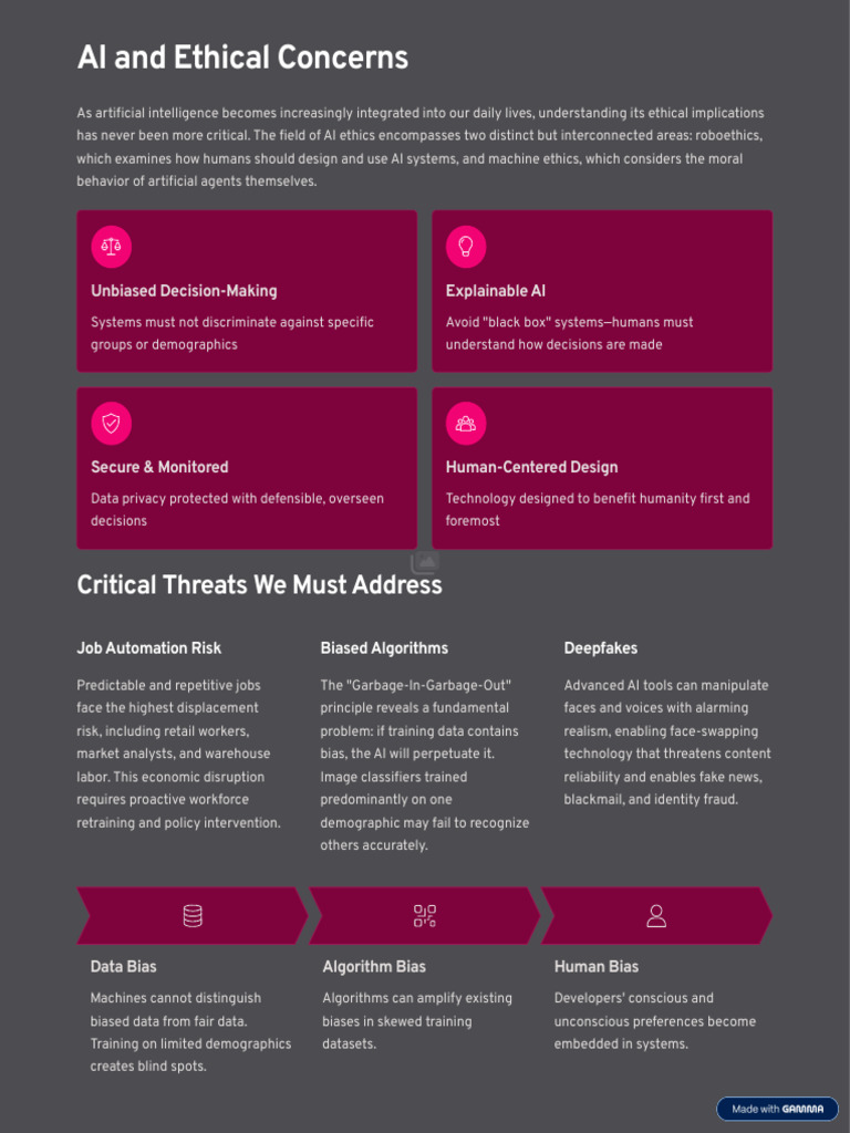 AI and Ethical Concerns | PDF | Artificial Intelligence | Intelligence ...