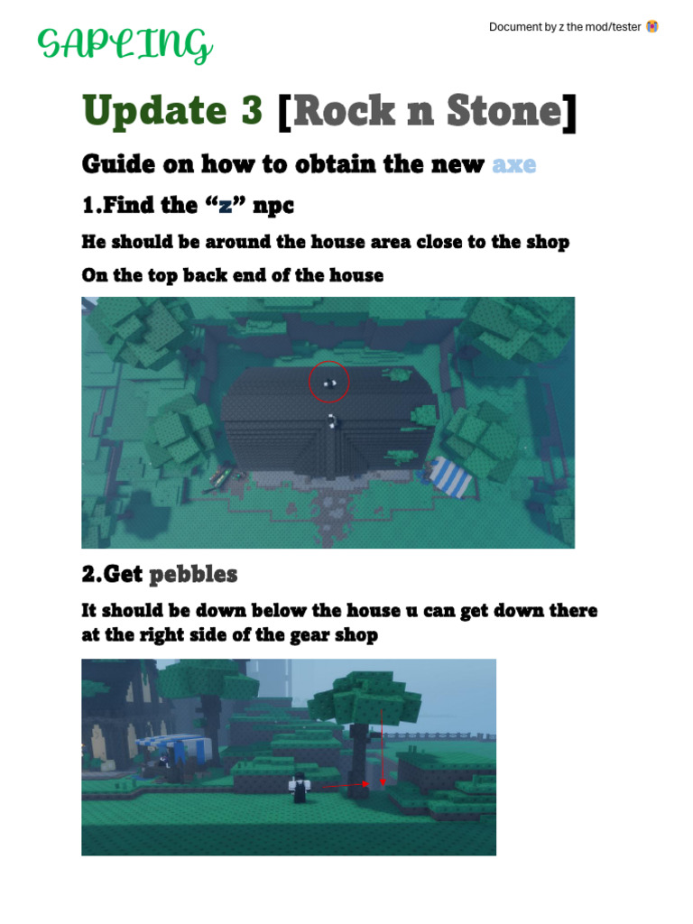 Sapling Update 3 | PDF