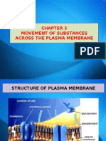 Movement of Substances Across The Plasma Membrane