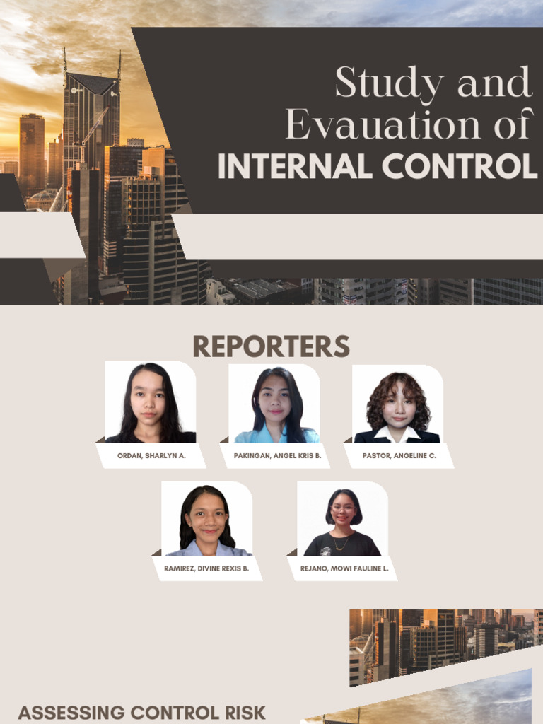 Study and Evaluation of Internal Control | PDF | Internal Control | Audit