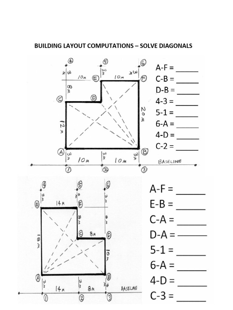 Building Layout Computations | PDF
