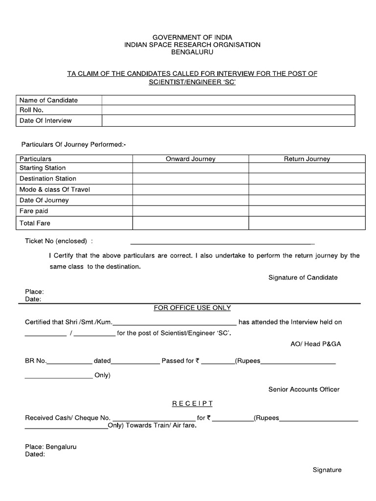 TA Form | PDF