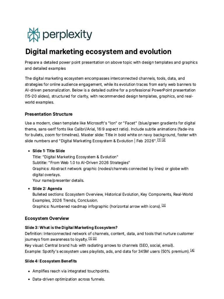 Digital Marketing Ecosystem and Evolution - Prepare | PDF | Digital ...