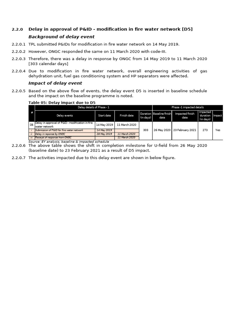 Analysis of Delays Part 7 | PDF