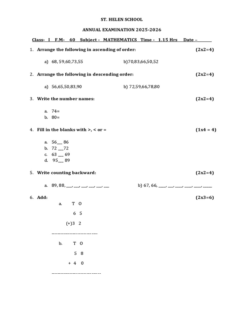 MAths 1 | PDF