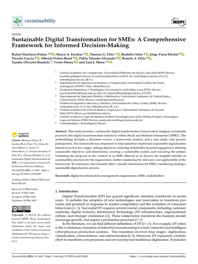 5. Sustainable Digital Transformation for SMEs a Comprehensive ...