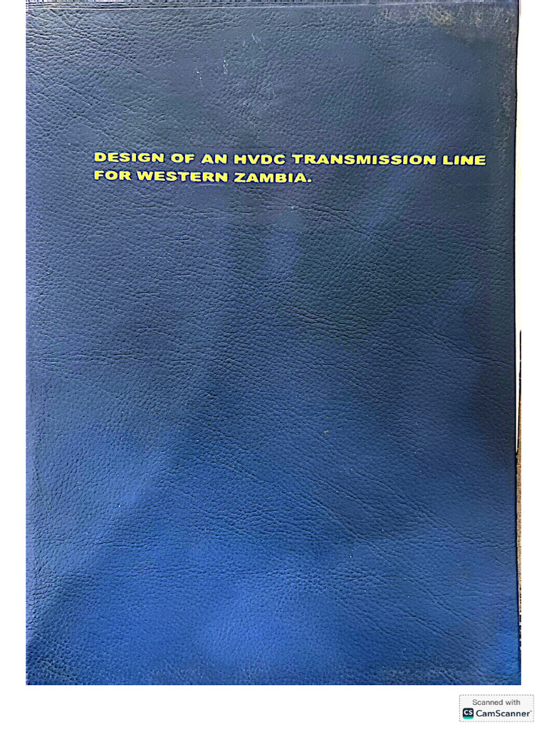 Design of An HVDC Transmission Line For | PDF